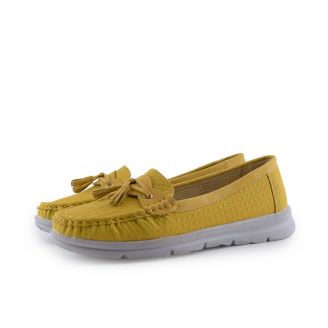 06_02102 B-SOFT Γυναικεία Loafers - Slip On ΚΙΤΡΙΝΟ