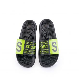 878720 Love4shoes Ανδρικές Σαγιονάρες Slides ΜΑΥΡΟ