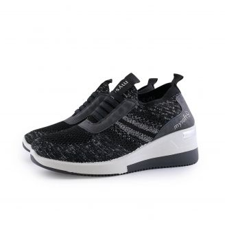 23M280 My Soft Γυναικεία Sneakers ΜΑΥΡΟ