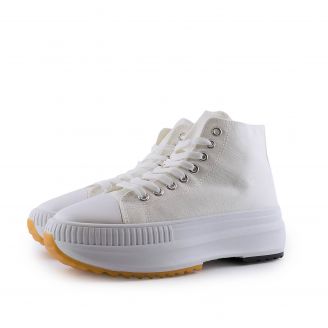 516 Love4shoes Γυναικεία Sneakers ΛΕΥΚΟ