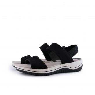 8-28769-20 Jana Γυναικεία Πέδιλα ΜΑΥΡΟ