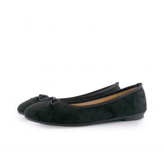 2137LT Love4shoes Γυναικεία Ballarinas ΜΑΥΡΟ
