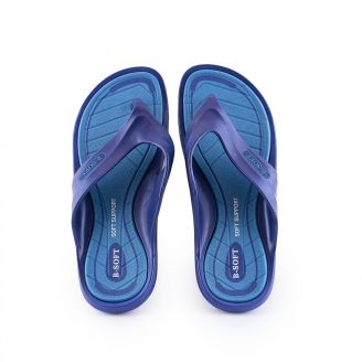 54-2006-28 B-Soft Ανδρικά Σαγιονάρες Flip Flops ΜΠΛΕ