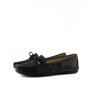 06-06105 B-Soft Γυναικεία Loafers - Slip On ΜΑΥΡΟ