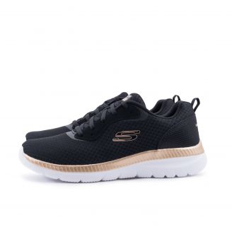 12606 Skechers Γυναικεία Ανατομικά Sneakers ΜΑΥΡΟ