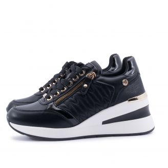 143071 Xti Γυναικεία Sneakers ΜΑΥΡΟ