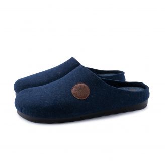 300-0144 LOVE4SHOES Ανδρικές Παντόφλες Χειμερινές ΜΠΛΕ
