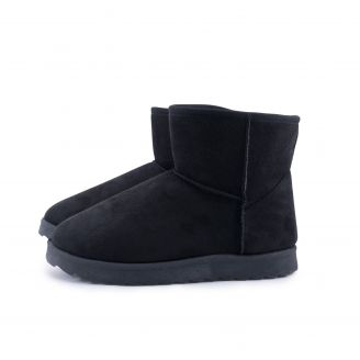 772063 Love4shoes Γυναικεία Μποτάκια ΜΑΥΡΟ