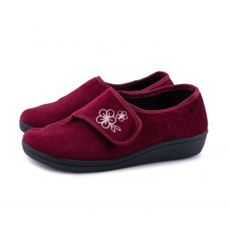 885830 Love4shoes Γυναικείες Παντόφλες Χειμερινές ΜΠΟΡΝΤΟ
