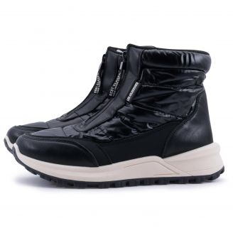 954750 Love4shoes Γυναικεία Μποτάκια ΜΑΥΡΟ