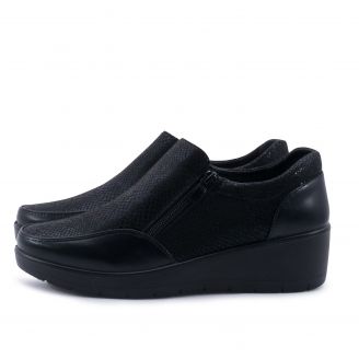 962930 Love4shoes Γυναικεία Sneakers ΜΑΥΡΟ