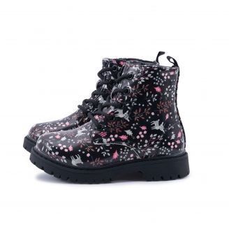904150 Love4shoes Παιδικά Μποτάκια Για Κορίτσι ΜΑΥΡΟ
