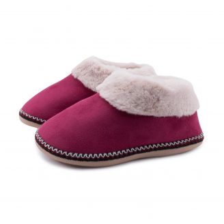 4222-0564 Love4shoes Γυναικείες Παντόφλες Χειμερινές ΦΟΥΞΙΑ