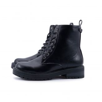 262-0212 Love4shoes Γυναικεία Μποτάκια ΜΑΥΡΟ