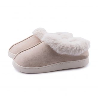 9688MD Love4shoes Γυναικείες Παντόφλες Χειμερινές ΜΠΕΖ