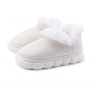 4222-0724 Love4shoes Κορίτσι Παντόφλες Μποτάκι με Γούνα ΜΠΕΖ