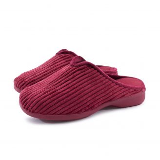 225D Love4shoes Γυναικείες Παντόφλες Χειμερινές ΜΠΟΡΝΤΟ