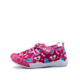 131-0103 Love4shoes Παιδικά Πάνινα Κορίτσι ΦΟΥΞΙΑ