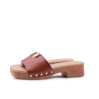 02-2445 B-Soft Γυναικεία Mules ΚΑΦΕ