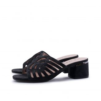 150-3069-15 B-Soft Γυναικεία Mules ΜΑΥΡΟ