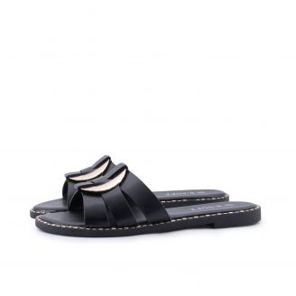237-3066 B-Soft Γυναικείες  Παντόφλες Καλοκαιρινές ΜΑΥΡΟ