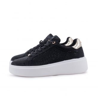 142289 Xti Vegan Γυναικεία Sneakers ΜΑΥΡΟ
