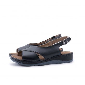 260058 Aerostep Γυναικεία Πέδιλα ΜΑΥΡΟ