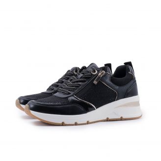 1-23721-42 Tamaris Γυναικεία Sneakers ΜΑΥΡΟ