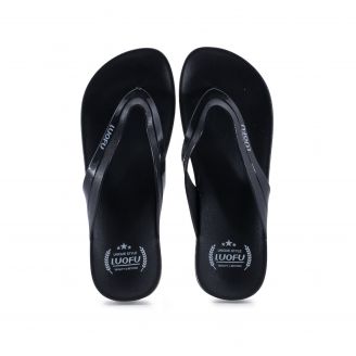 11829065 Parex Γυναικεία Σαγιονάρες Flip Flops ΜΑΥΡΟ