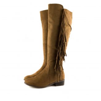 162 LOVE4SHOES Γυναικεία Μπότες ΚΑΜΕΛ