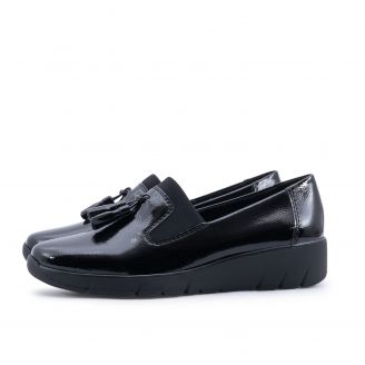 8-24668-45 Jana Γυναικεία Loafers - Μοκασίνια ΜΑΥΡΟ
