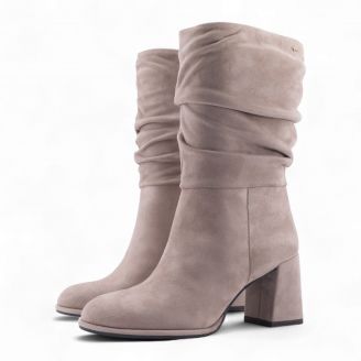 1-25020-43 Tamaris Γυναικείες Μπότες Suede ΜΠΕΖ