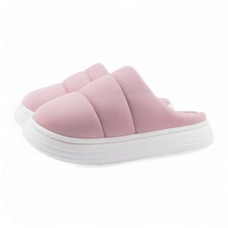 5222-0107 Love4shoes Γυναικείες Παντόφλες Χειμερινές ΡΟΖ