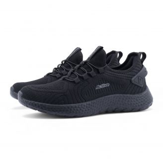 5222-0110 Love4shoes Ανδρικά Αθλητικά ΜΑΥΡΟ