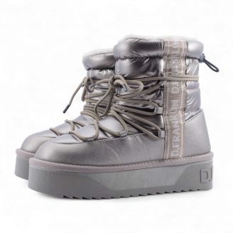 371016 D.Franklin Γυναικεία μποτάκια με γούνα - Snow Boots ΜΠΡΟΝΖΕ