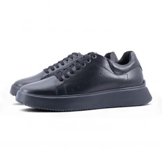 412-25532 Adam's Ανδρικά Sneakers ΜΑΥΡΟ