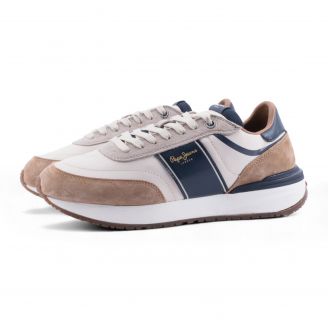 PMS600008 Drop2 Buster Pepe Jeans Ανδρικά Sneakers ΜΠΕΖ