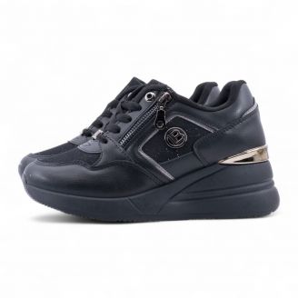 9251 Laura Biagiotti Γυναικεία Sneakers ΜΑΥΡΟ