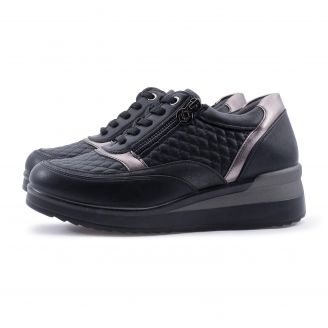25M571 My Soft Γυναικεία Sneakers ΜΑΥΡΟ