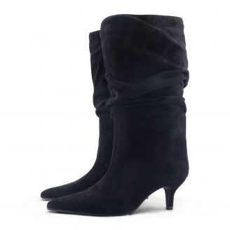 2513A Love4shoes Γυναικείες Μπότες ΜΑΥΡΟ