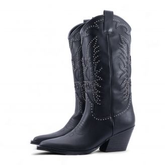 M5801 Corina Γυναικείες Μπότες ΜΑΥΡΟ