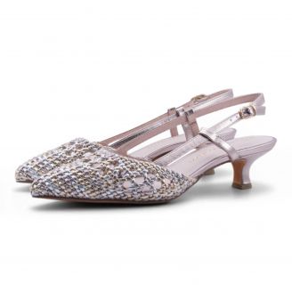 2-29502-44 Marco Tozzi Γυναικείες Γόβες Slingback ΜΠΡΟΝΖΕ