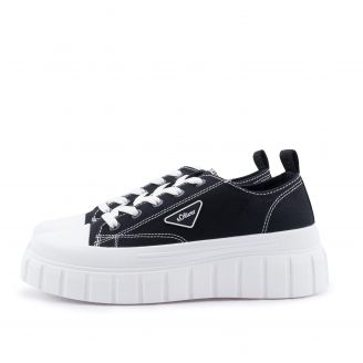 5-23655-42 S.Oliver Γυναικεία Sneakers ΜΑΥΡΟ