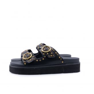 PLS90679 Pepe Jeans  Γυναικείες Καλοκαιρινές Παντόφλες ΜΑΥΡΟ