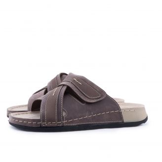240-2505 B-Soft Ανδρική Καλοκαιρινή Παντόφλα ΚΑΦΕ