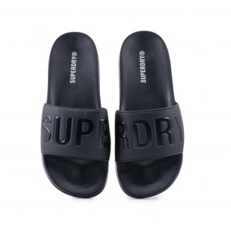 MF310266A-02A Core Superdry Ανδρικά Slides ΜΑΥΡΟ