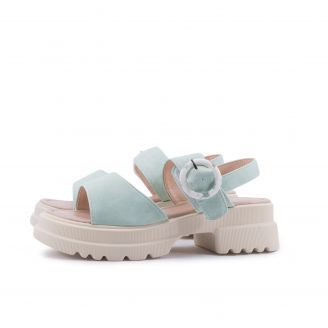 5288-0385 Love4shoes Γυναικεία Πέδιλα ΠΡΑΣΙΝΟ