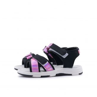 5288-0401 Love4shoes Παιδικά Κορίτσι Πέδιλα ΜΑΥΡΟ
