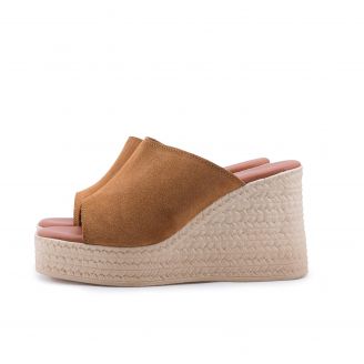 201 Love4shoes Γυναικεία Πλατφόρμες Mules ΤΑΜΠΑ