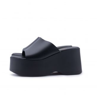 1905 Love4shoes Γυναικεία Πέδιλα Mules ΜΑΥΡΟ